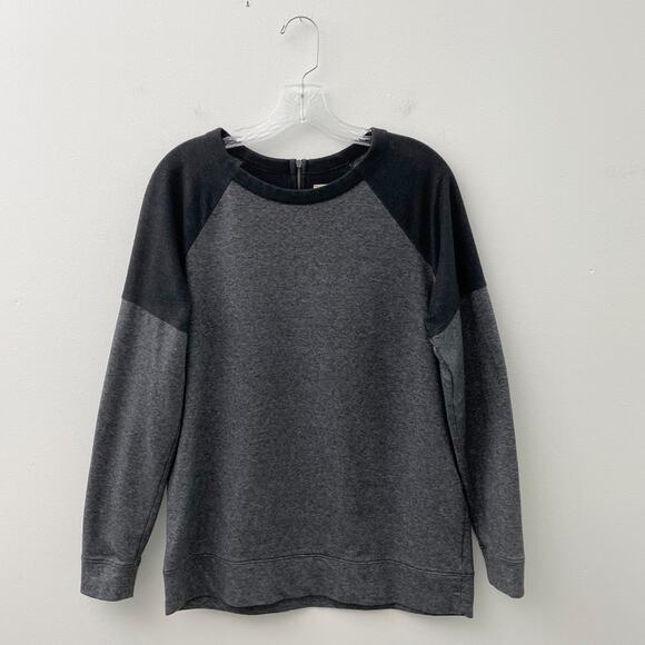 Loft Lounge Crewneck Colorblock Sweater Size Small - Picture 3 of 9